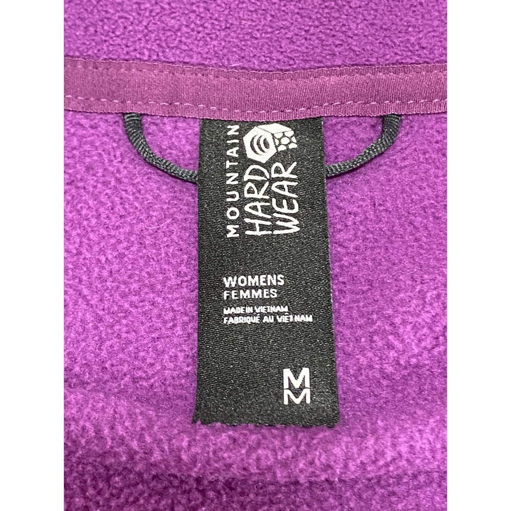 Mountain Hardwear Womens Purple Full Zip Fleece Jacket OL0051 Size Medium - Picture 2 of 11